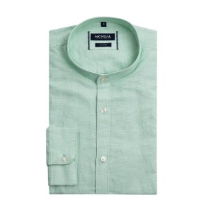 Koszula lniana o kroju slim fit model ‘Richeard’