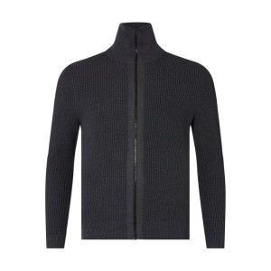 Kurtka z dzianiny z mieszanki żywej wełny model ‘Kelbow’