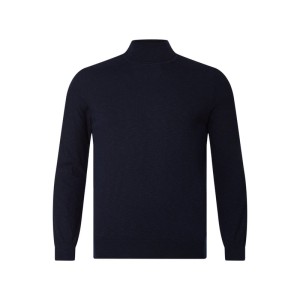 Sweter z wywijanym kołnierzem z bawełny model ‘Kamyore’