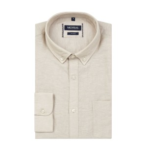 Koszula lniana o kroju slim fit model ‘Rafael’