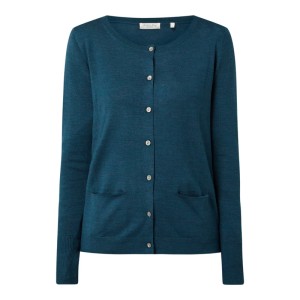 Kardigan z wpuszczanymi kieszeniami