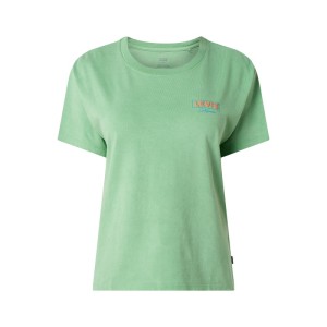 T-shirt z gumowym nadrukiem z logo