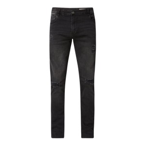 Jeansy o kroju Skinny Fit z dodatkiem streczu