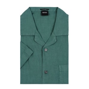 Koszula lniana o kroju slim fit model ‘Rhythm’