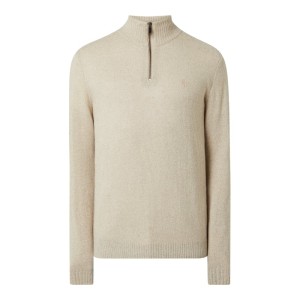 Bluza z kołnierzem z wełny jagnięcej model ‘Gero’