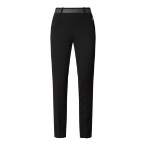 Spodnie materiałowe o kroju super slim fit z elastycznym paskiem model ‘Lillyth’