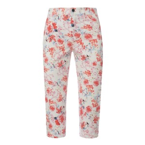 Spodnie capri z kwiatowym wzorem