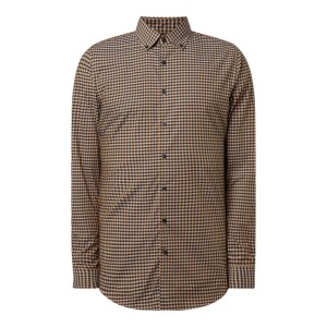 Koszula biznesowa o kroju slim fit z popeliny
