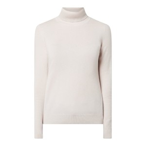 Sweter z wywijanym kołnierzem z kaszmiru