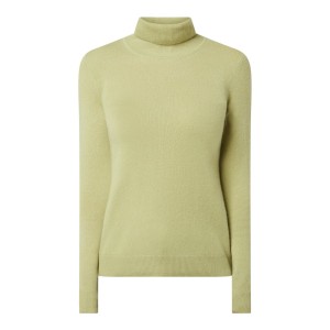 Sweter z wywijanym kołnierzem z kaszmiru