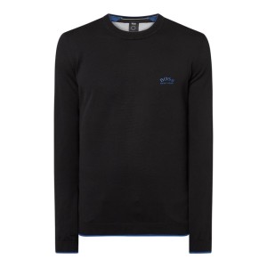 Sweter z nadrukiem z logo model ‘Riston’