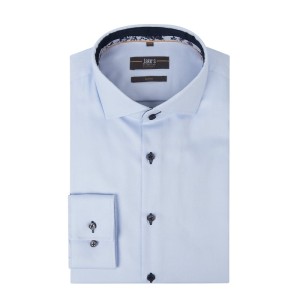 Koszula biznesowa o kroju slim fit z diagonalu