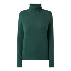 Sweter z wywijanym kołnierzem z wełny