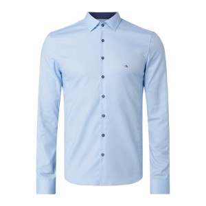 Koszula biznesowa o kroju super slim fit z natté