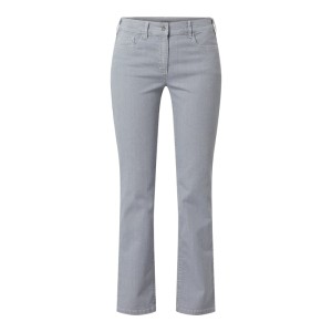 Jeansy o kroju slim fit z dodatkiem streczu model ‘Carla’
