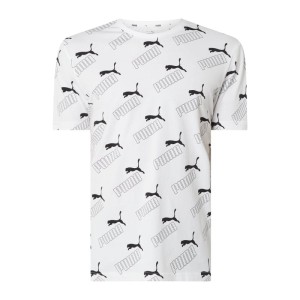 T-shirt z wzorem z logo