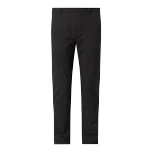 Chinosy o kroju regular fit z dodatkiem streczu model ‘Pisa Cross’