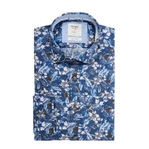 Koszula lniana o kroju slim fit