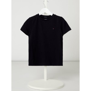 T-shirt z bawełny organicznej z detalami z logo