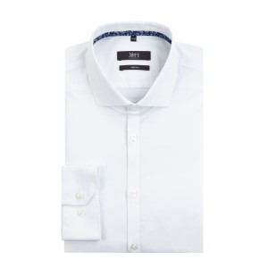 Koszula biznesowa o kroju super slim fit z popeliny