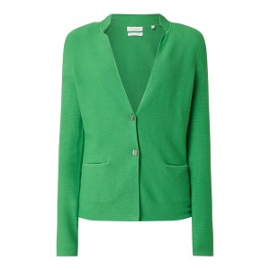 Żakiet z dzianiny z dwoma guzikami na listwie