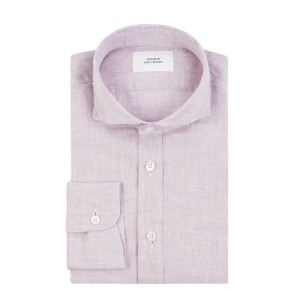 Koszula lniana o kroju slim fit