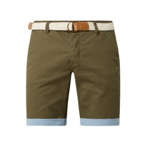 Szorty chinosy z paskiem