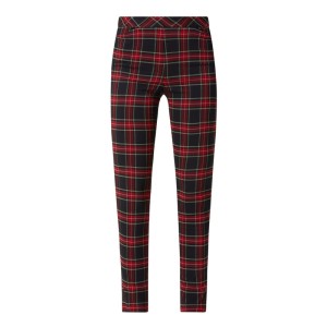 Legginsy termiczne ze wzorem w szkocką kratę