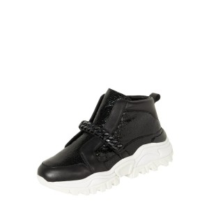 Sneakersy typu chunky ze skóry