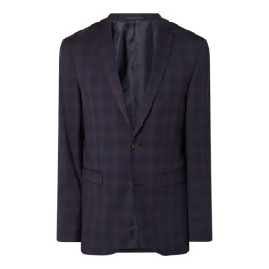 Marynarka na 2 guziki o kroju slim fit z dodatkiem wiskozy model ‘George’