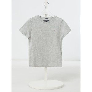 T-shirt z bawełny organicznej z detalami z logo