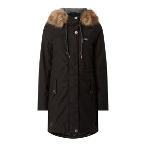 Parka ze sztucznym futrem model ‘Tawny’— watowany