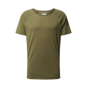 T-shirt o kroju longer fit z raglanowymi rękawami