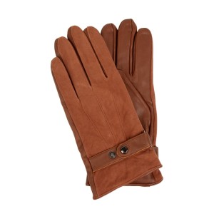 Rękawiczki ze skóry z wełnianą podszewką