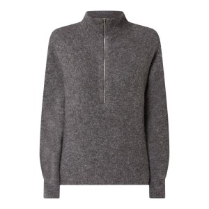 Bluza z kołnierzem z dodatkiem wełny