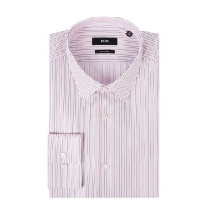 Koszula biznesowa o kroju regular fit z bawełny z bardzo długim rękawem model ‘Eliott’