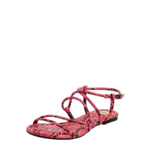 Sandały stylizowane na skórę węża model ‘Jolita’