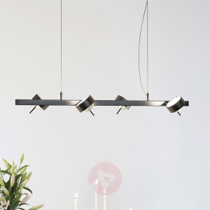 Lampa wisząca PUK QUARTETT, chrom matowy