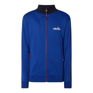 Bluza rozpinana z paskami w kontrastowym kolorze model ‘Giandoso’