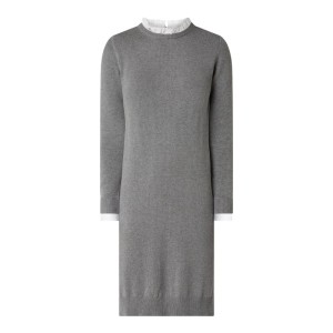 Sukienka z dzianiny z efektem 2 w 1