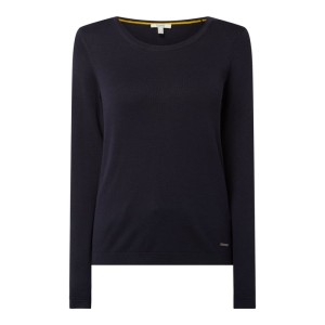 Sweter z bawełny ekologicznej i wiskozy