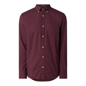 Koszula casualowa o kroju regular fit z diagonalu