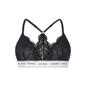 Biustonosz typu bralette z koronki z regulowanymi ramiączkami