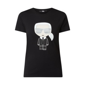 T-shirt z bawełny z nadrukiem z logo