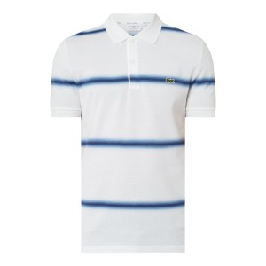 Koszulka polo z bawełny ze wzorem w paski