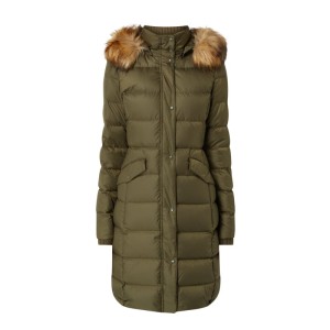 Płaszcz puchowy z kapturem