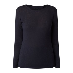 Bluzka z długim rękawem z efektem podpalania