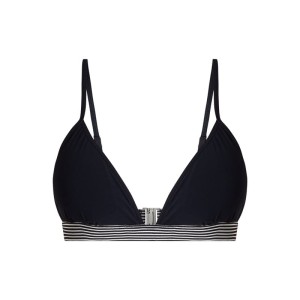 Góra bikini z watowanymi miseczkami o trójkątnym kształcie