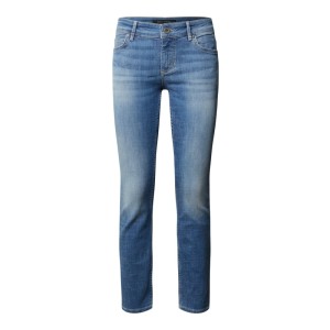 Jeansy o kroju slim fit z dodatkiem streczu model ‘Alby’