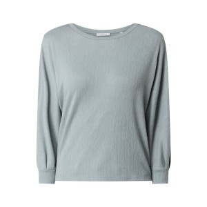 Bluza z prążkowaną fakturą model ‘Gertrude’